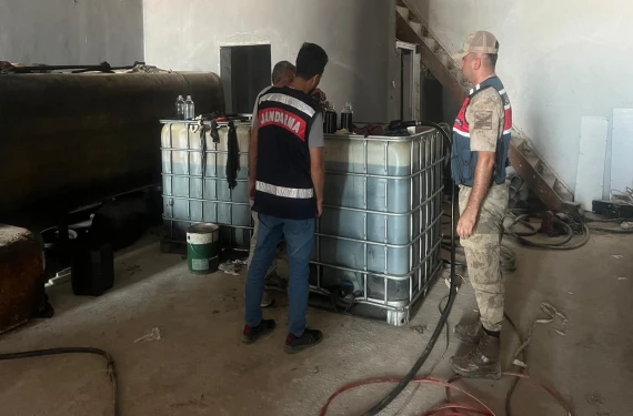 Binlerce litre ele geçirildi