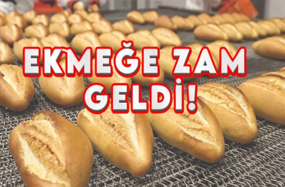 Ekmek zamlandı...