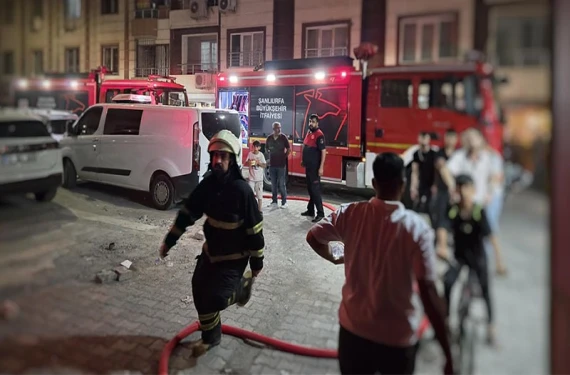 Korkutan ev yangını