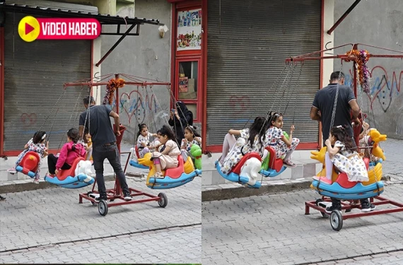 Çocuklar doya doya eğlendi!