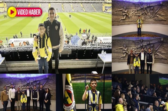 Fenerbahçe maçını tribünden izledi