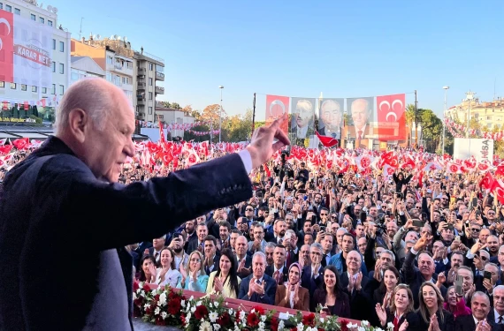 Bahçeli ilk mitingini Mersin’de yaptı:
