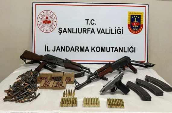 Şanlıurfa’da silah kaçakçılarına operasyon: