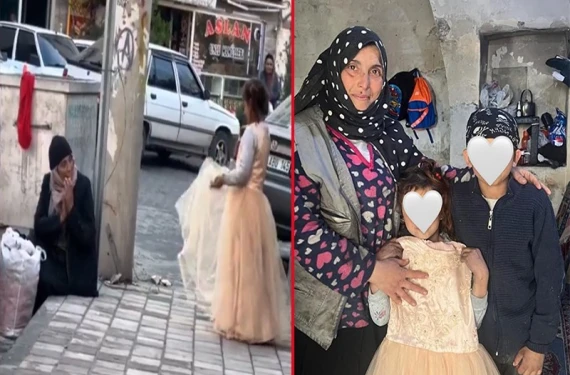 Şanlıurfa’da çekilen görüntüleriyle viral olan anne ve kızı