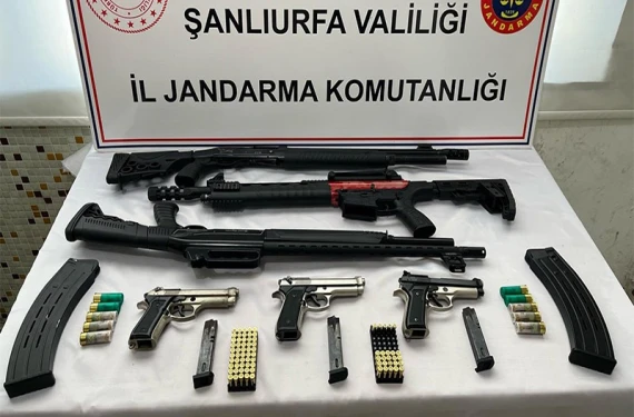 Şanlıurfa’da silah kaçakçılığı operasyonu: