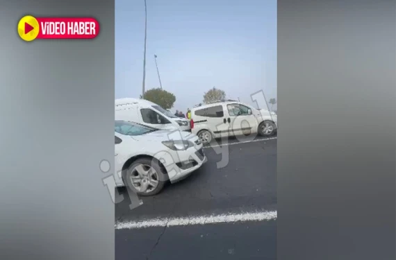 Araçlar birbirine girdi