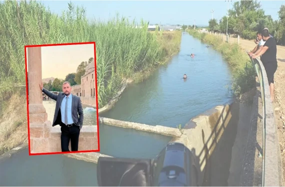 Eşyaları kanal kenarında bulundu