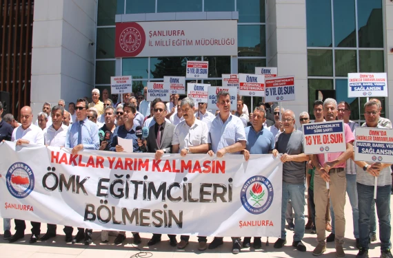 Memur-Sen Şanlıurfa Şubesi'nden ÖMK'ye tepki
