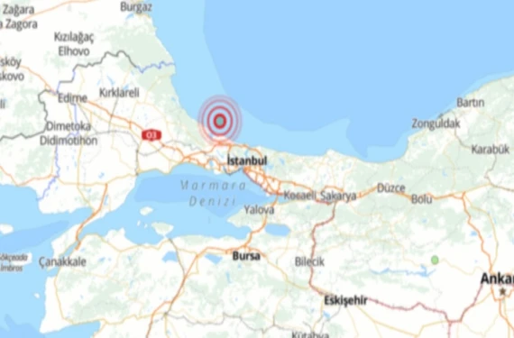 İstanbul'da da hissedildi...