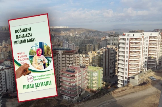 ‘Mahalleye kadın eli değsin’ diyerek kolları sıvadı