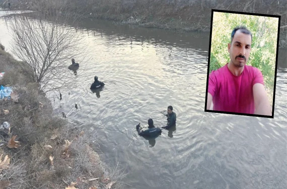 Kanala düşen sürücüden iz yok!