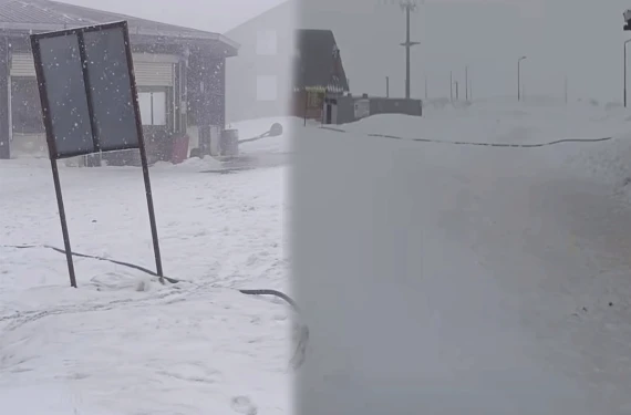 Lapa lapa kar yağdı