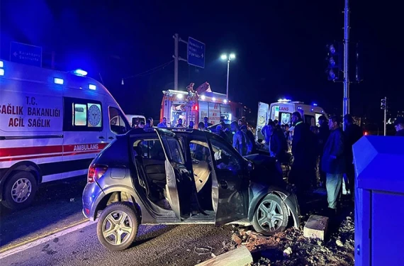 1 ölü 5 yaralı