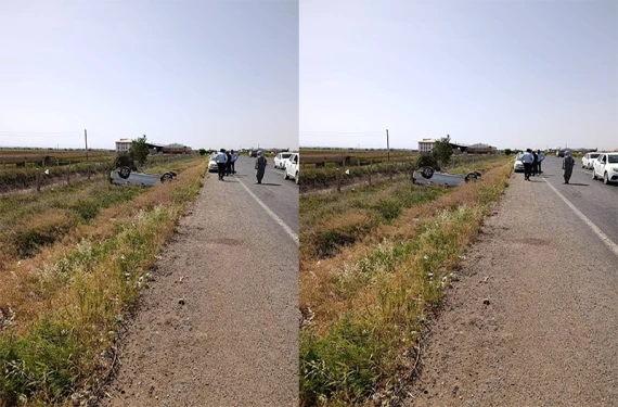 Şanlıurfa’da korkutan kaza: