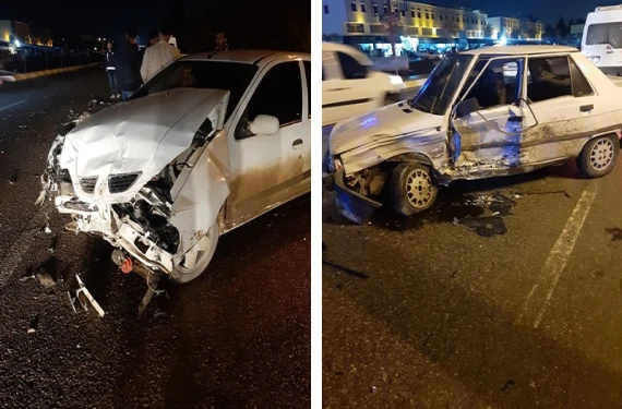Şanlıurfa’da otomobiller çarpıştı: