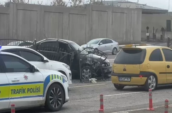 Araçta hasar oluştu