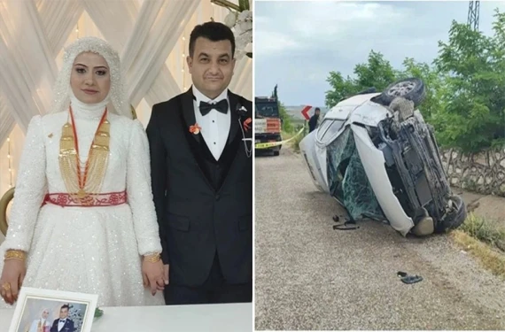 Yeni evli çiftin feci sonu