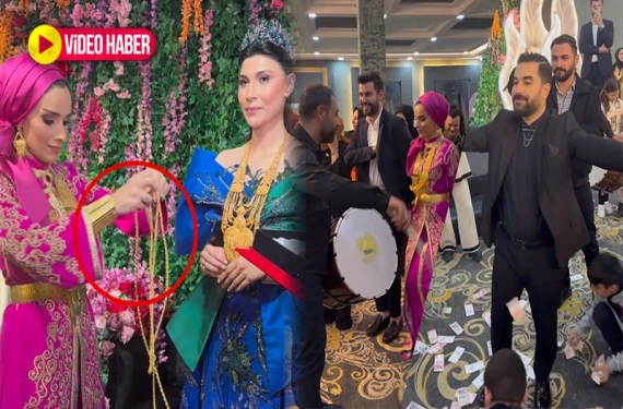 Aydınlık ailesinin kınası düğün şovunu aratmadı
