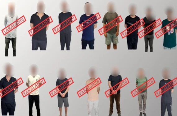 Kıskıvrak yakalandılar