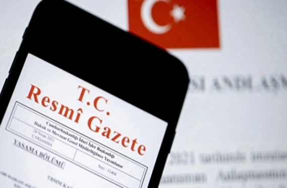 Yürürlüğe girdi...