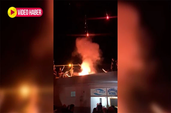 Havai fişekli kutlama!