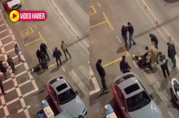 Sokak ortasında darp edildi