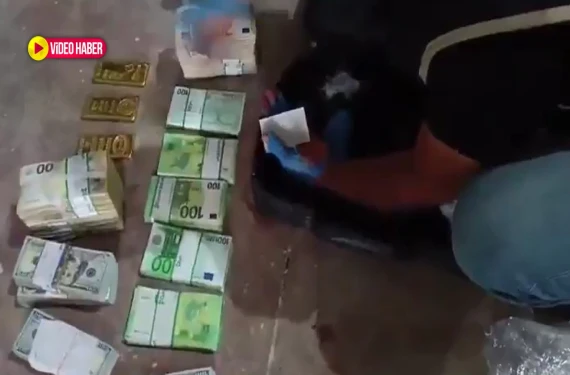 Depodan altın ve yüklü miktarda döviz çıktı