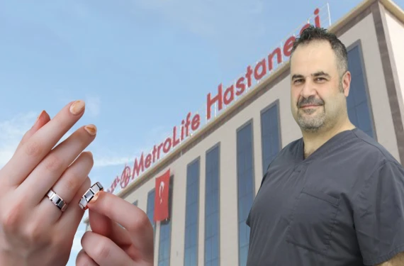 Doktor yüzükleri hastanede taktı