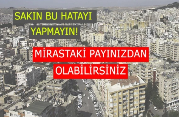 Bunu yapan pay alamayacak