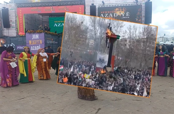 Newroz ateşi yakıldı!