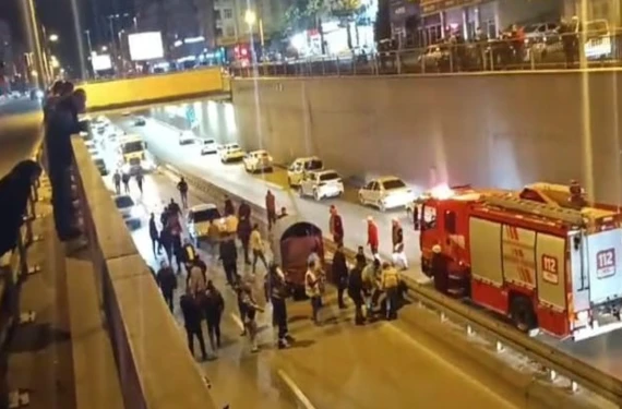 Takla attı, yaralı var...