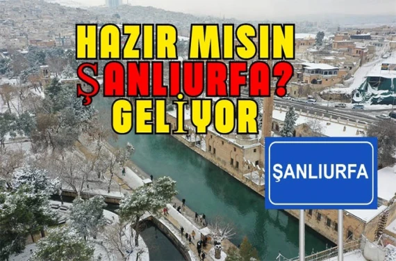 Önce sağanak sonra kar