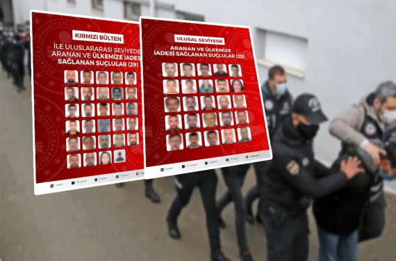 Kırmızı bültenle aranan suçlular yakalandı