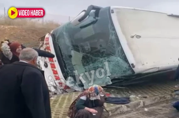 Otobüs kazasında 10 yaralı