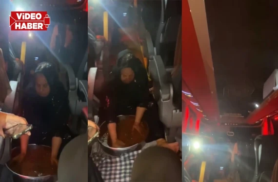Otobüste mini sıra gecesi