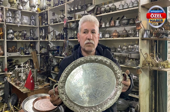 Alman gümüşü tepsilere yoğun ilgi