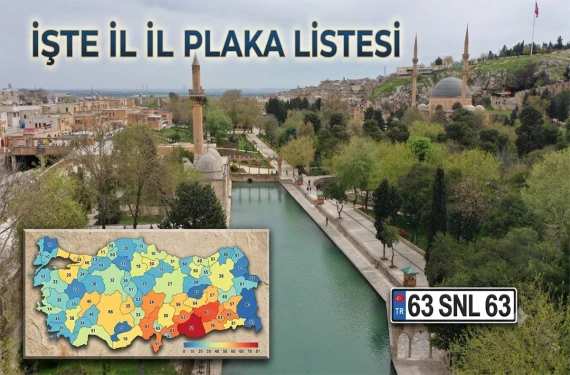 Yeni il plaka kodları listesi belli oldu: