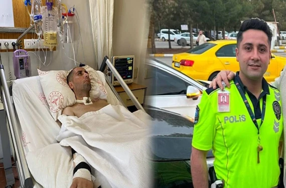 Polis memurunun bilinci aylardır kapalı