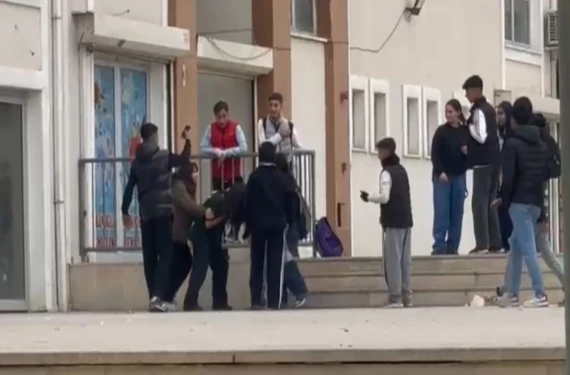 O anlar kamerada...