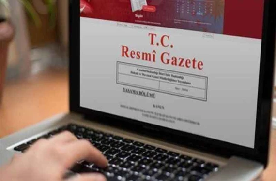 Resmi Gazete’de yayımlandı: