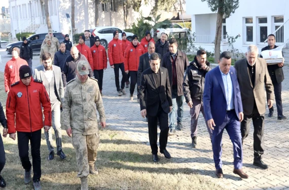 Başkanlar aramaları yerinde inceledi