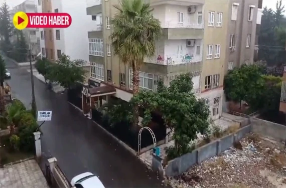 Bir anda bastırdı!