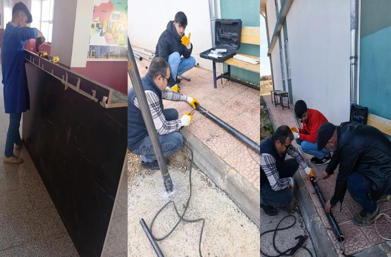 Okulların ihtiyaçlarını gideriyorlar