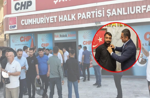 Yeni üyelere rozet takıldı