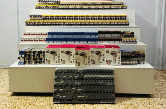 Binlerce ürün ele geçirildi