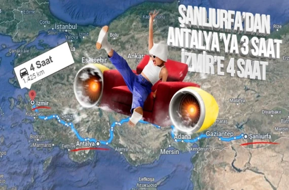 3 saat sonra Antalya’da, 4 saat sonra İzmir’desiniz