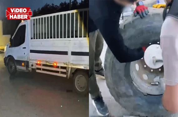 Lastiklerin içinde servet çıktı