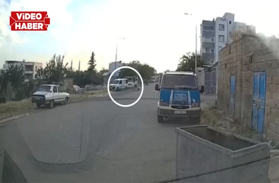 Kaza anı kameraya yansıdı
