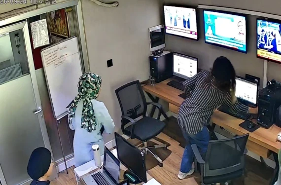 TV çalışanlarının panik anları