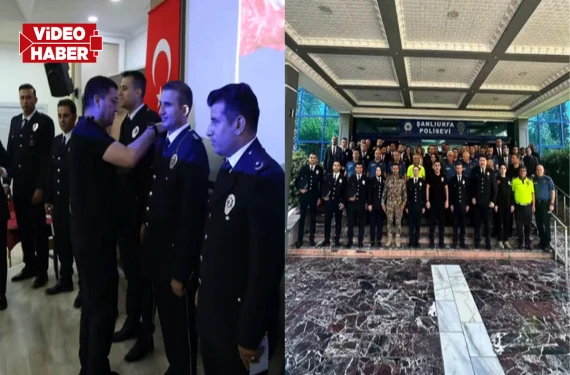 Rütbeleri Müdür Aksoy taktı